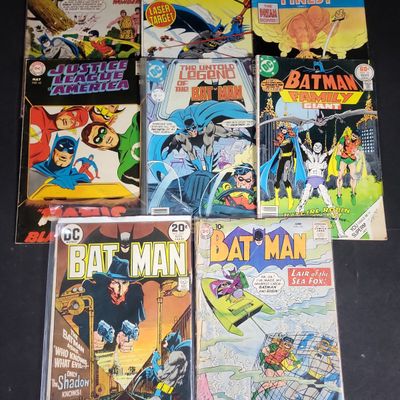 Sale Photo Thumbnail #291: I04561 | Eight Vintage Batman DC Comics