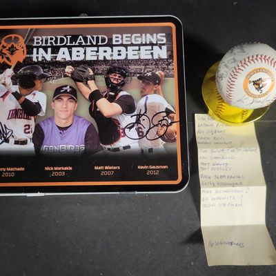 Sale Photo Thumbnail #753: I04468 | Aberdeen IronBirds Signed Memorabilia Collection