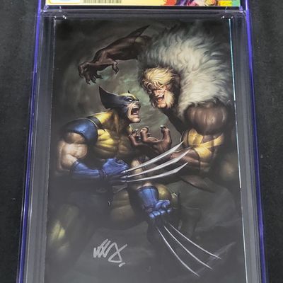 Sale Photo Thumbnail #229: I03495 | Wolverine Volume 8 Number 1 CGC Signature Series 9.8 Kendrick Kunkka Lim Virgin Variant Signed by Kendrick Lim