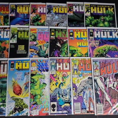 Sale Photo Thumbnail #252: I04770 | Eighteen Marvel The Incredible Hulk Comic Books