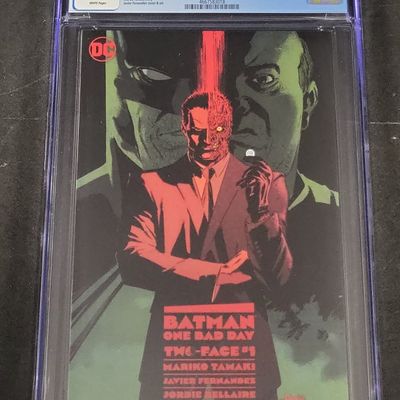 Sale Photo Thumbnail #354: I03469 | Tamaki, Mariko and Javier Fernandez. Batman - One Bad Day: Two-Face #1. DC Comics, 2022. First Printing.