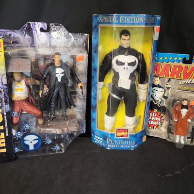 Sale Photo Thumbnail #845: I04303 | A Trio of Punisher Action Figures