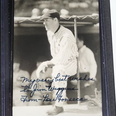 Sale Photo Thumbnail #748: I04398 | Signed Lew Fonseca Conlon Photograph