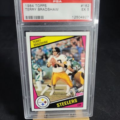 Sale Photo Thumbnail #610: I04122 | Graded 1984 Topps Terry Bradshaw Card