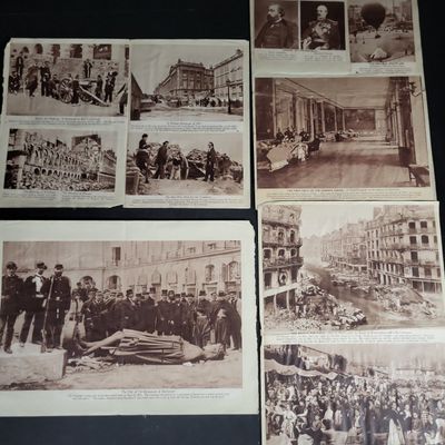 Sale Photo Thumbnail #957: I04443 | 1939 Picture Post Paris Commune Clippings