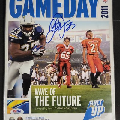 Sale Photo Thumbnail #790: I04406 | Quentin Jammer Signed Chargers Program