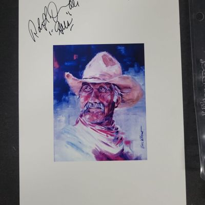 Sale Photo Thumbnail #76: I04436 | Robert Duvall Signed Color Portrait