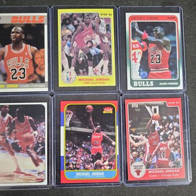 Sale Photo Thumbnail #462: I04192 | A Collection of REPRINT Michael Jordan Cards