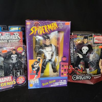 Sale Photo Thumbnail #843: I04304 | Three Marvel Punisher Action Figures