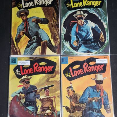 Sale Photo Thumbnail #429: I04784 | A Group of Four Dell Lone Ranger Comics