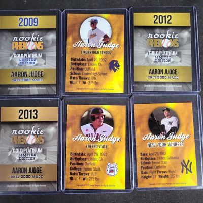 Sale Photo Thumbnail #527: I04205 | Aaron Judge Rookie Phenoms Baseball Cards