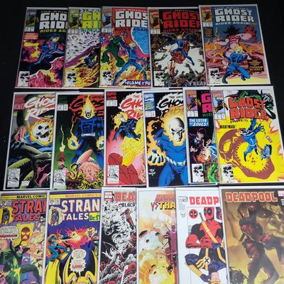 Sale Photo Thumbnail #294: I04766 | Seventeen Marvel Ghost Rider and Deadpool Comics