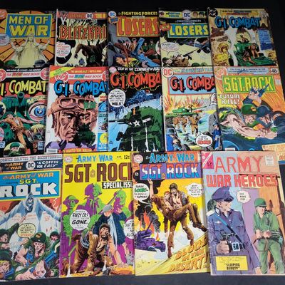 Sale Photo Thumbnail #191: I04563 | Collection of DC Vintage War Comics