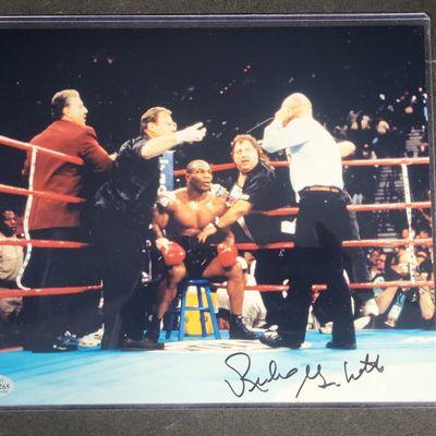 Sale Photo Thumbnail #27: I04400 | Richie Giachetti Signed Mike Tyson Photograph