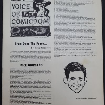 Sale Photo Thumbnail #396: I03965 | Voice of Comicdom Issue 15 Fanzine