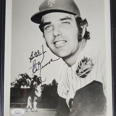 Sale Photo Thumbnail #782: I04399 | Gary Carter Autographed Mets Photograph JSA