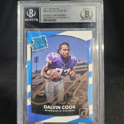 Sale Photo Thumbnail #548: I04131 | Signed Dalvin Cook Rated Rookie Card
