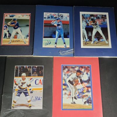 Sale Photo Thumbnail #759: I04340 | An Assortment of Autographed Sports Photographs