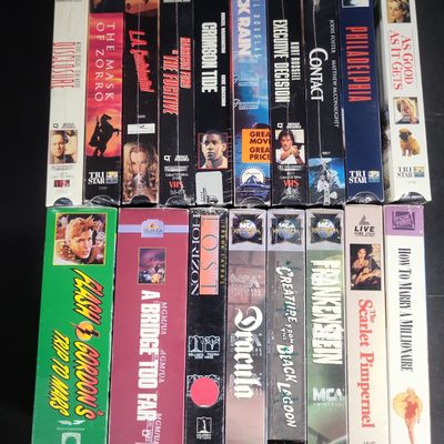 Sale Photo Thumbnail #109: I04679 | Collection of Factory Sealed VHS Tapes