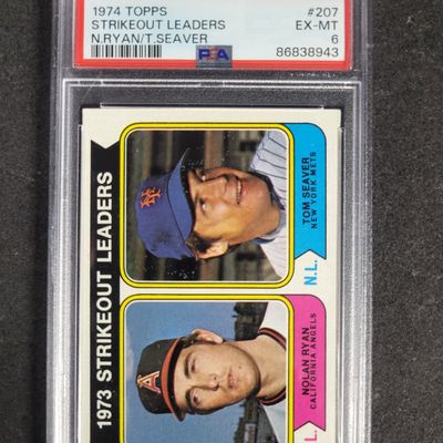 Sale Photo Thumbnail #590: I04183 | 1974 Topps Strikeout Leaders PSA 6