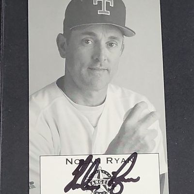 Sale Photo Thumbnail #768: I04405 | Nolan Ryan Signed Rangers Photograph