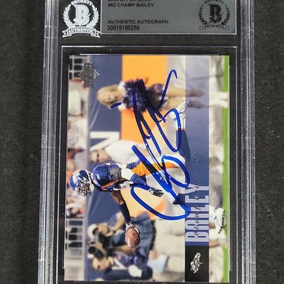Sale Photo Thumbnail #568: I04460 | Signed 2006 Upper Deck Bailey Card