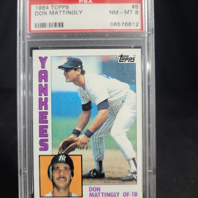 Sale Photo Thumbnail #516: I04129 | 1984 Topps Mattingly Rookie PSA 8