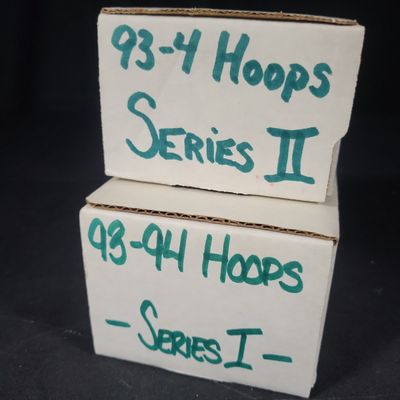 Sale Photo Thumbnail #562: I03809 | A Collection of 1993-94 NBA Hoops Series I and Series II Basketball Trading Cards