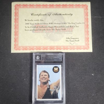 Sale Photo Thumbnail #480: I04459 | 2006 Topps Jerry Lawler Proof Card