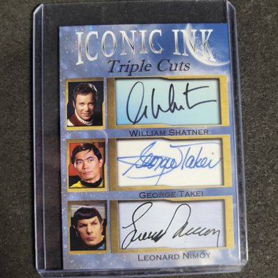 Sale Photo Thumbnail #458: I04195 | Iconic Ink Star Trek Facsimile Card