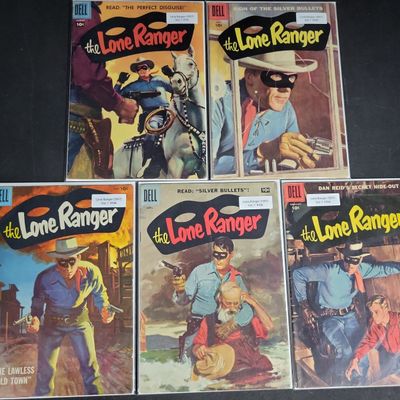 Sale Photo Thumbnail #370: I04786 | Collection of Dell Lone Ranger Comics
