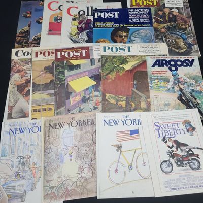 Sale Photo Thumbnail #932: I04829 | Collection of Vintage Cycling Themed Magazines