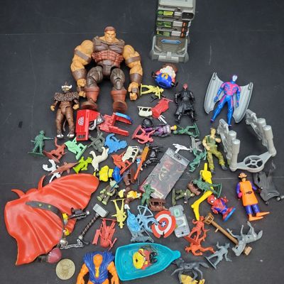 Sale Photo Thumbnail #887: I04317 | Assortment of Action Figures and Toys