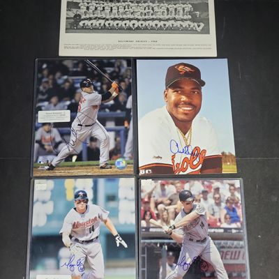 Sale Photo Thumbnail #752: I04350 | A Collection of Signed Baseball Photographs