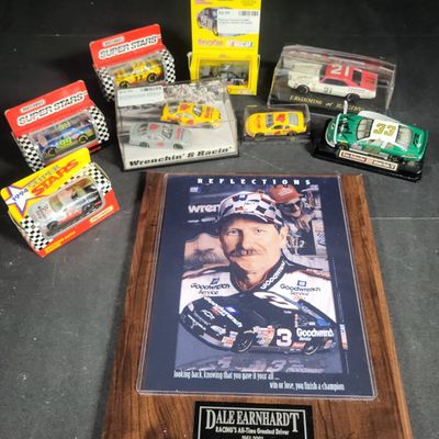 Sale Photo Thumbnail #817: I04751 | Assorted NASCAR Die-Cast and Plaque
