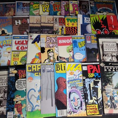 Sale Photo Thumbnail #195: I04568 | An Assortment of 36 Alternative and Humor Comic Books