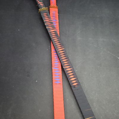 Sale Photo Thumbnail #46: I04730 | Pair of Wrapped Replica Katanas