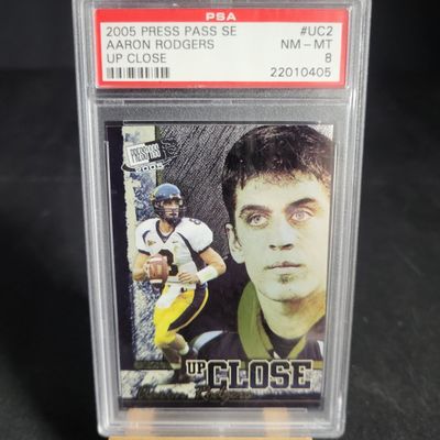 Sale Photo Thumbnail #536: I04121 | PSA 8 Aaron Rodgers Rookie Card