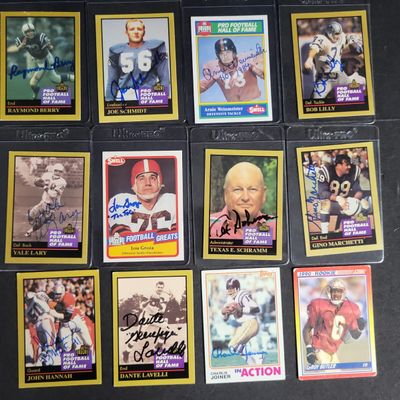 Sale Photo Thumbnail #473: I04138 | A Collection of Signed Football Cards