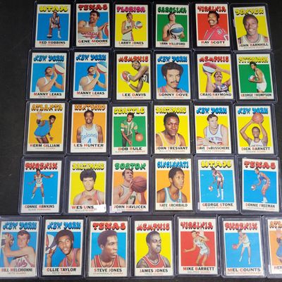 Sale Photo Thumbnail #466: I04186 | Collection of 1971-72 Basketball Trading Cards