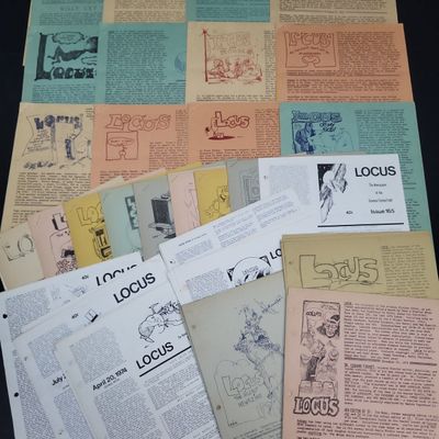 Sale Photo Thumbnail #173: I03967 | Vintage Locus Science Fiction Fanzine Lot