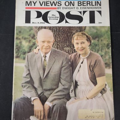 Sale Photo Thumbnail #63: I01862 | Eisenhower, Dwight D. The Saturday Evening Post. Curtis Publishing Company, December 9, 1961.