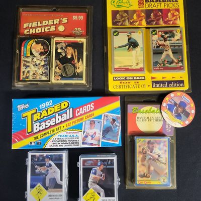 Sale Photo Thumbnail #576: I04873 | Assortment of Vintage Baseball Card Sets