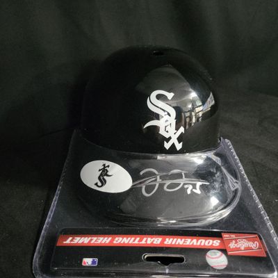 Sale Photo Thumbnail #735: I04331 | Signed Frank Thomas White Sox Helmet Beckett