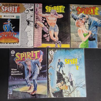 Sale Photo Thumbnail #363: I04028 | Group of The Spirit Comic Magazines