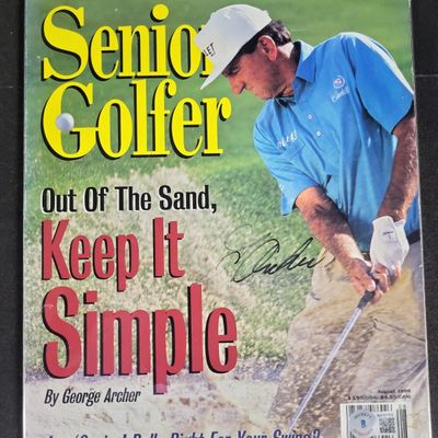 Sale Photo Thumbnail #796: I04407 | George Archer Signed Senior Golfer Magazine