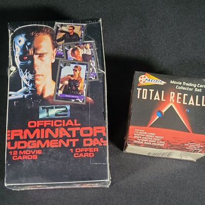 Sale Photo Thumbnail #454: I04866 | Two Sealed Arnold Schwarzenegger Card Sets