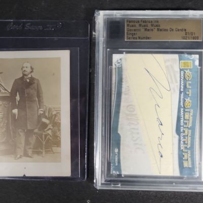 Sale Photo Thumbnail #66: I04457 | Giovanni Mario Signed Ephemera Collection