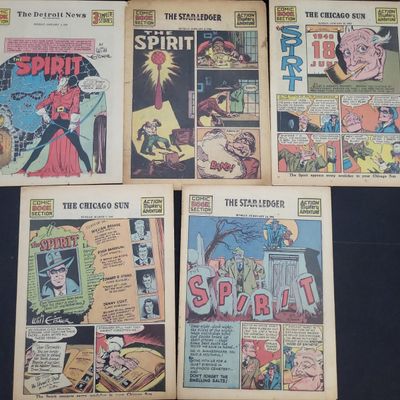 Sale Photo Thumbnail #172: I03969 | Five Will Eisner The Spirit Comics