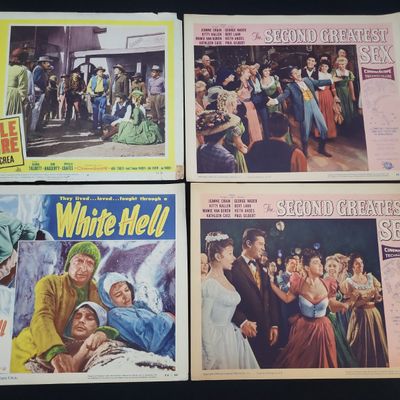Sale Photo Thumbnail #107: I04825 | Collection of Four 1950s Lobby Cards